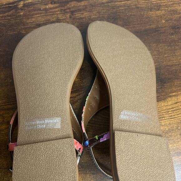 Wild Pair Sandals Frazier Black and Multi Color Style # BH2076027 - Picture 2 of 12